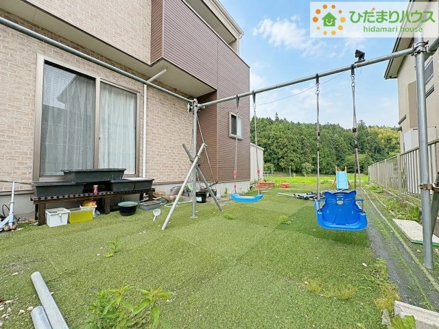 北茨城市関本町関本上　中古戸建の庭|お庭付物件になります！お庭遊びや、プールなどお子様も大喜び(^^)