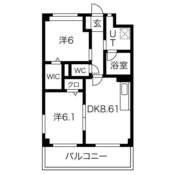 NEO　　刈谷市近郊の賃貸ならクラスホーム刈谷店の間取り