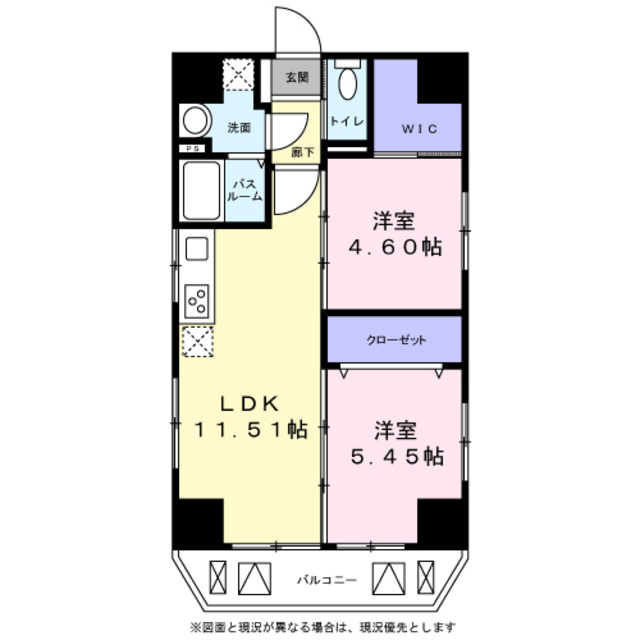 ププレ三ノ輪壱番館の間取り