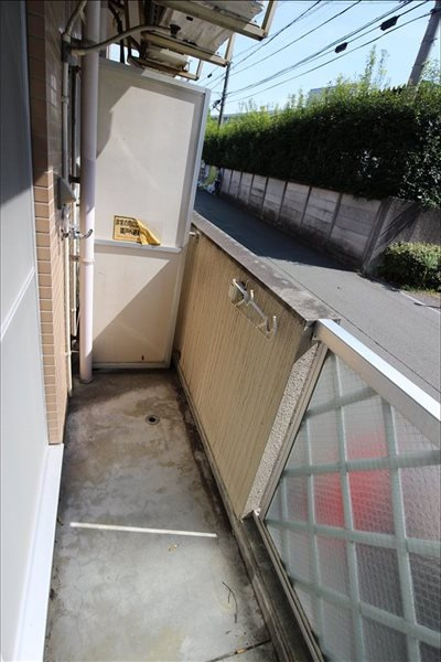 ユニテック東海大前Ⅰのバルコニー|広々としたバルコニーです