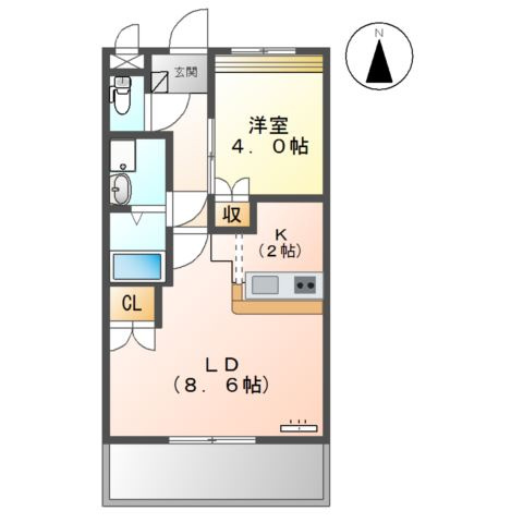 ベルフォレストの間取り