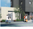厚木市中町４丁目の賃貸マンションのエントランス