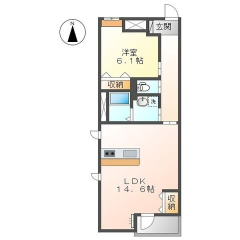 ラフォートＳＫの間取り