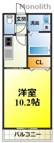 アムールSora泉ヶ丘の間取り