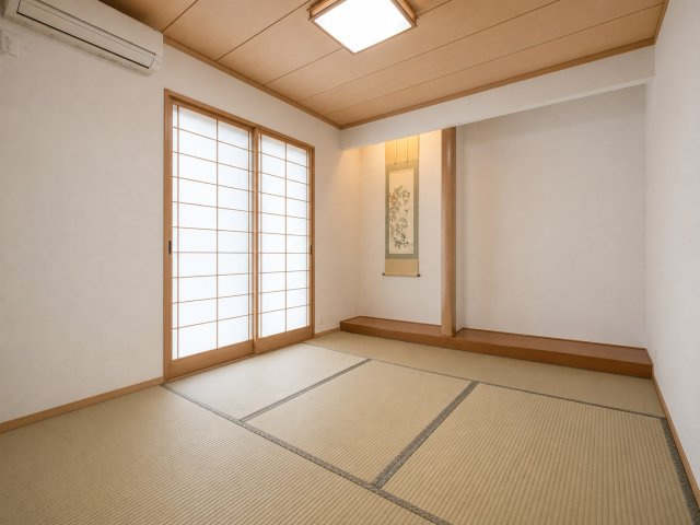 山武市美杉野4丁目　中古戸建の和室|※画像の一部はAIを用いて加工・編集しています。実際の状況と異なる場合がありますので、ご了承下さい。