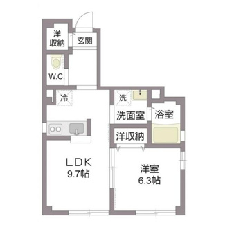 【間取り】 | ステラ武蔵小杉 | 間取りです。