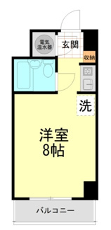 【間取り】 | シティマンション赤坂 | 間取りです。