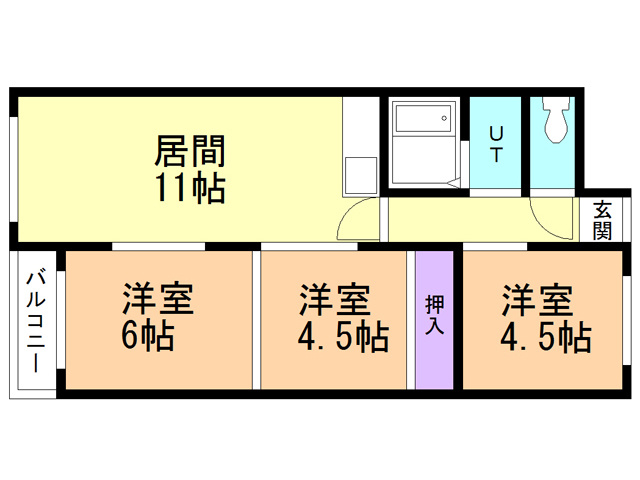 ノビリエマンションの間取り