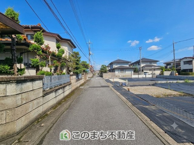 ブルーミングガーデン宇都宮市陽東3丁目の前面道路含む現地写真|前面道路含む現地写真