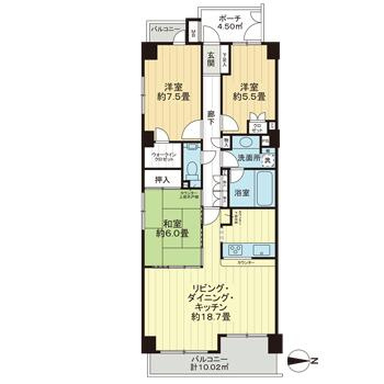 ハイホーム川崎平間ＪＰの間取り|間取り