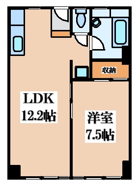 【間取り】 | ビレッジハウス城北タワー