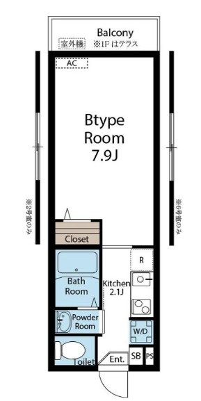 Royal Court 下総中山の間取り