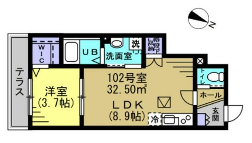 ハレレア南柏の間取り