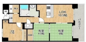 ハートランド甲南の間取り