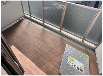 エステムコート阿波座プレミアムのバルコニー