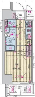 プレサンス四天王寺前夕陽ヶ丘ヴィリードの間取り