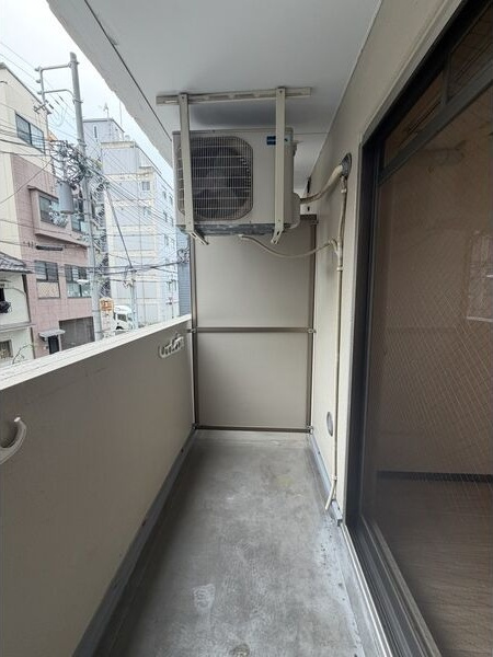 マロット天神橋のバルコニー