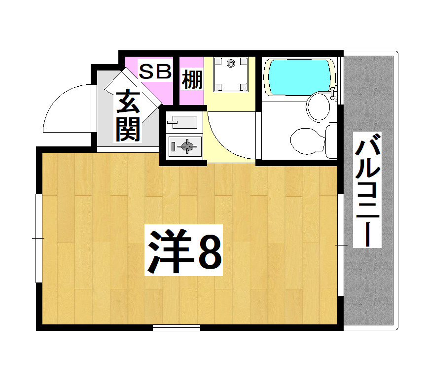 パレラフィネ甲子園口の間取り