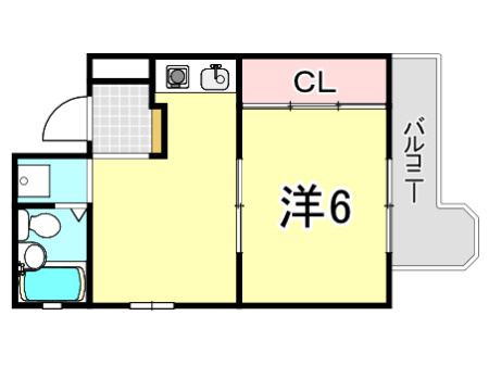 パレラフィネ甲子園口の間取り