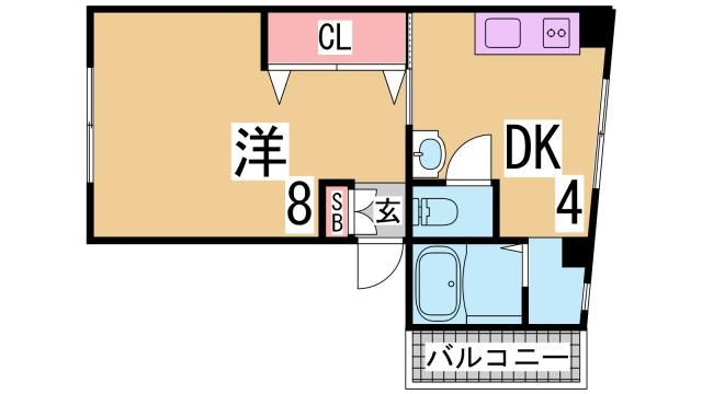 長田ビルの間取り