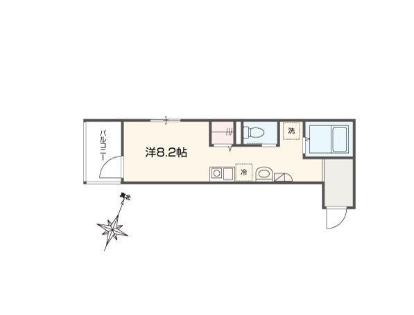 MELLAS葛西の間取り