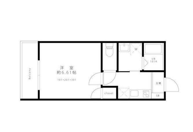 Good Residence新検見川の間取り