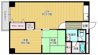【間取り】 | 南千里ローズヴィラ | 間取り★