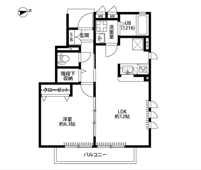 アムール　MIYABIの間取り
