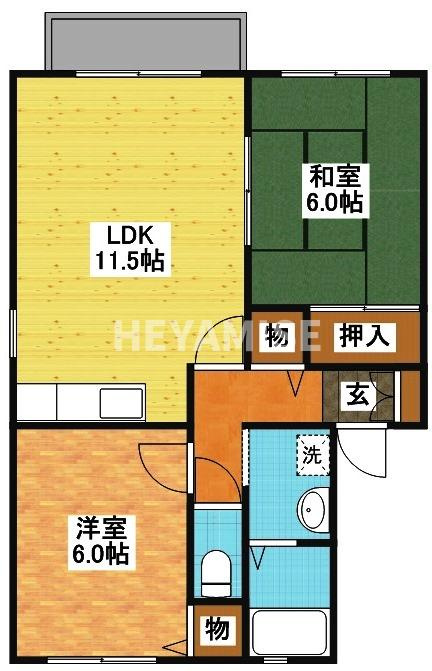Ａ・Ｐひらきの間取り