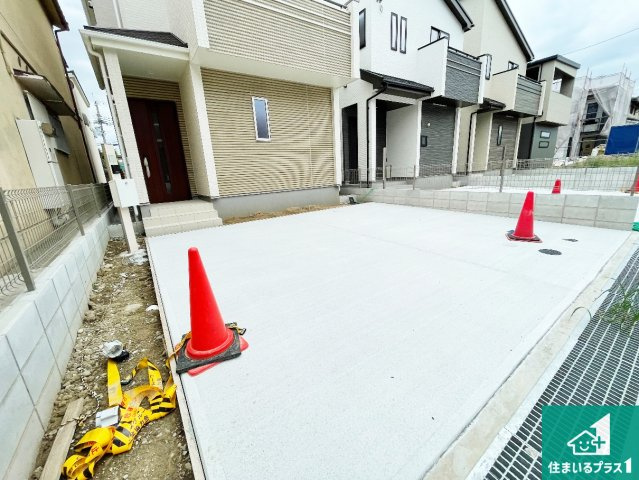 ■尼崎市東園田町　新築一戸建ての駐車場|駐車スペース！散水栓があるので、こまめに愛車を洗えます！
