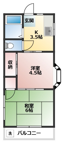 サンロードハイムの間取り