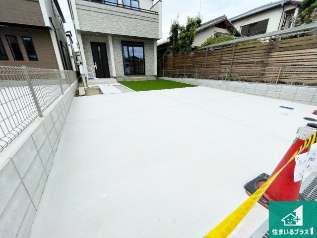 ■尼崎市東園田町　新築一戸建ての駐車場|駐車スペース！散水栓があるので、こまめに愛車を洗えます！
