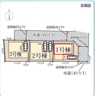 【区画図】 | リーブルガーデン大東市中垣内５期 | 区画図