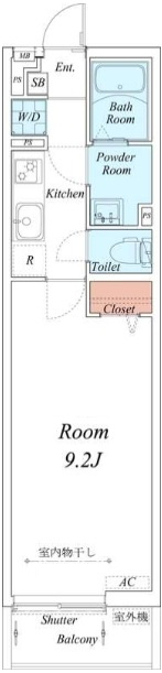 リブリエトワールひばりヶ丘の間取り