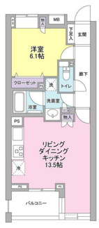 【間取り】 | デュエット北千住マキア | 間取りです。