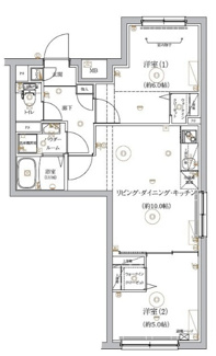 【間取り】 | RELUXIA大塚 | 間取りです。