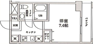 【間取り】 | サンレンハイム | 間取りです。※反転タイプ
