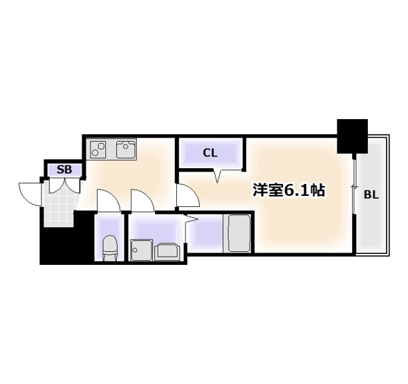 【間取り】 | エスリード難波AGREA
