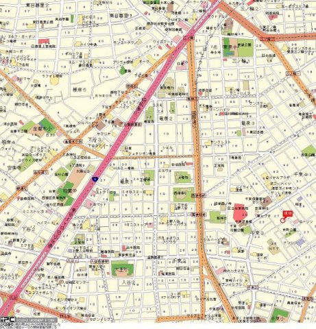 ダイアパレス浅草第二の地図