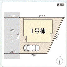 【区画図】 | リーブルガーデン堺市東区西野５期 | 区画図