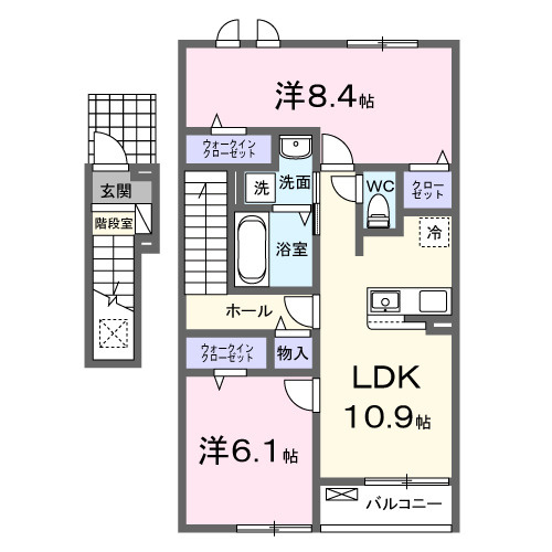 【間取り】 | ドゥー・メゾン桜木