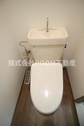 クレストコート　Aのトイレ|落ち着いたトイレです