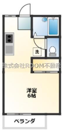 クレストコート　Aの間取り