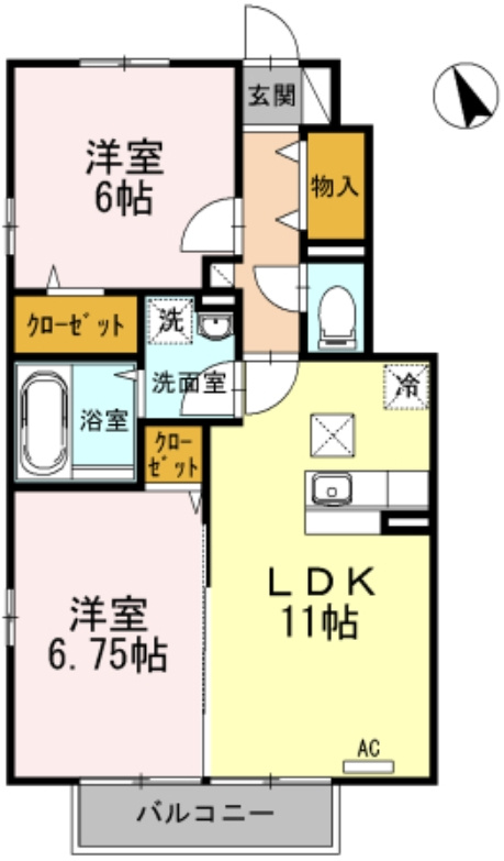 パークアベニュー2の間取り