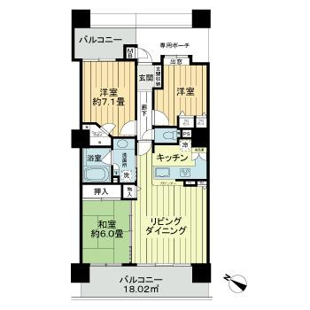 【間取り】 | ライオンズタワー上尾
