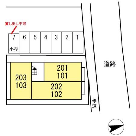 グランデシェチオ千本杉Ⅱの区画図