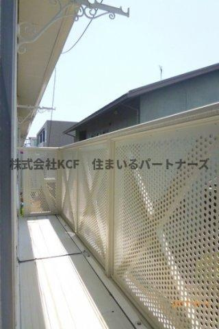 コーポリベールのバルコニー|開放的で明るい空間を演出してくれるバルコニーです