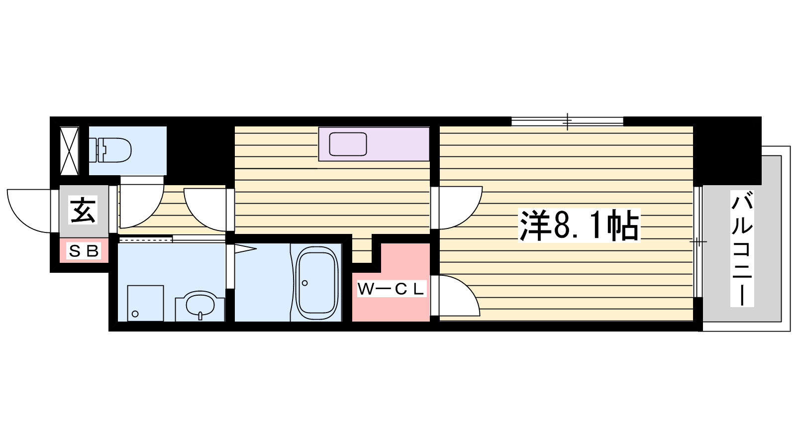 ESレジデンスの間取り