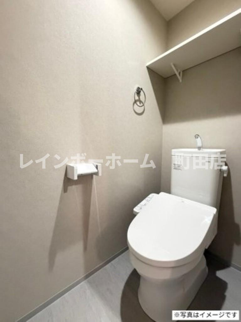 robot home 中央林間※初期費用分割あと払いサービス利用可能物件のトイレ|同施工会社参考写真
