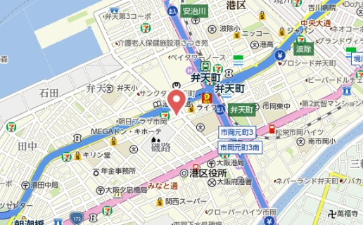 【地図】 | 弁天町プライマリーワン